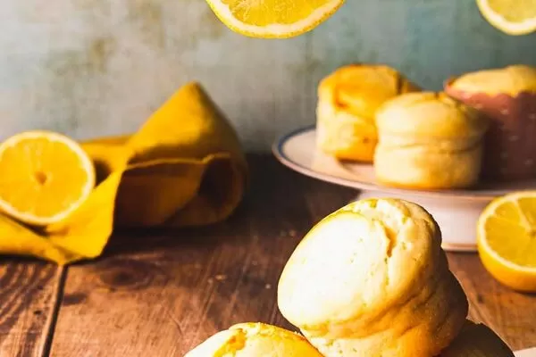 Ультрамягкие лимонные маффины с маскарпоне