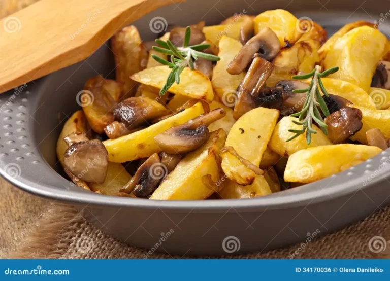 картошка с грибами рецепт